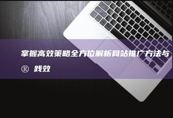 掌握高效策略：全方位解析网站推广方法与实践效果